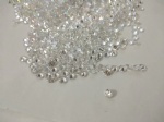 Round White Zirconia Stone