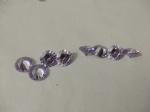 CZ Stone Round Shape Lavender Color