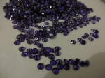 Amethyst Cubic Zirconia Stone
